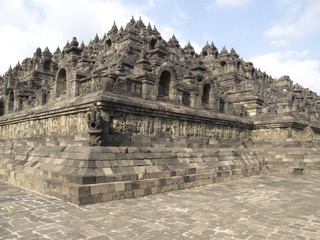 Borobodur temple in Java Indonesia