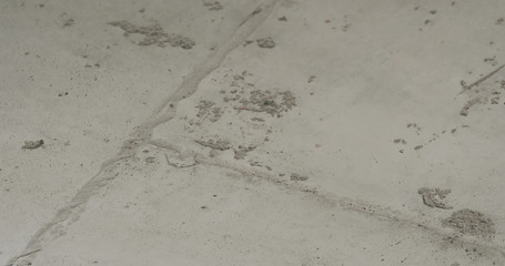 rought concrete ceiling