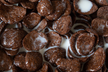 Close up of cereals.