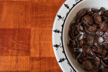 Close up of cereals.