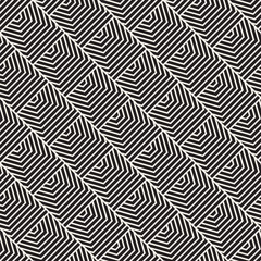 Vector seamless subtle lattice pattern. Modern stylish texture with monochrome trellis. Repeating geometric grid.