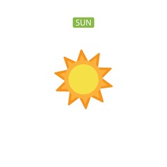 Sun flat icon