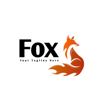 fox with fire standby logo