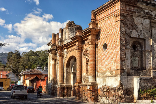 Antigua Guatemala, Ruinas de una Iglesia, Plazuela San Sebastián