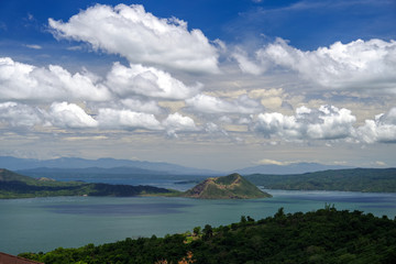 Naklejka premium Beautiful landscape at Tagaytay