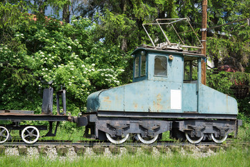 Obraz premium Abandoned Train in the Station