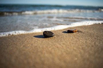 Fototapeta na wymiar Stones on the beach 2