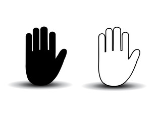 Hand icons vector illustration