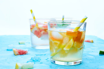 Healthy Detox citrus water or lemonade.