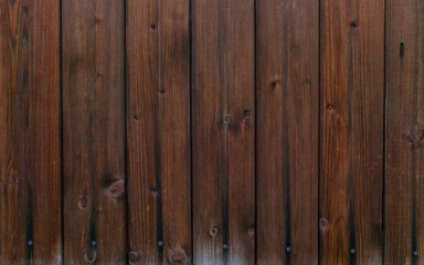 Vertical texture of old wooden planks. Rustic background