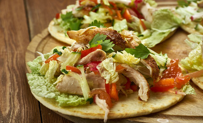 Loaded Chicken Tostadas