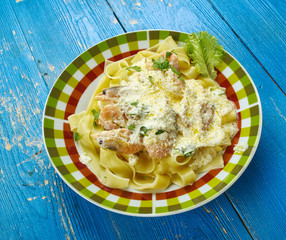 Crispy Cajun Shrimp Fettuccine