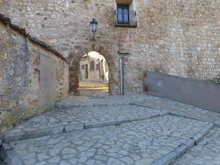 Atienza en Guadalajara. Pueblo historico de la comunidad autónoma de Castilla La Mancha (España)