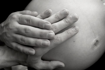 happy pregnancy expectation of the baby