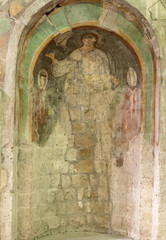 Interior of San Pietro Church, Tuscania (Viterbo), Italy