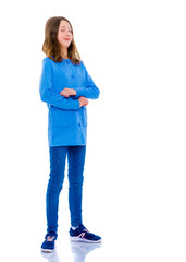 Very emotional little girl.