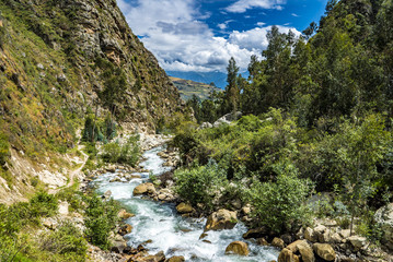 Huaraz Santa Cruz Treking in Peru Mountains