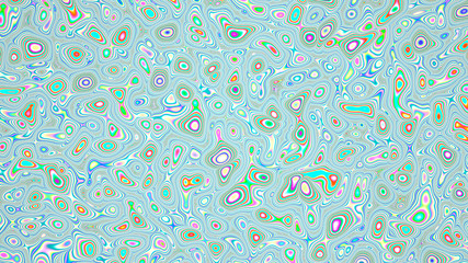 abstract rainbow holographic oil slick illustration. geometric wave colored stains. digital colorful background 