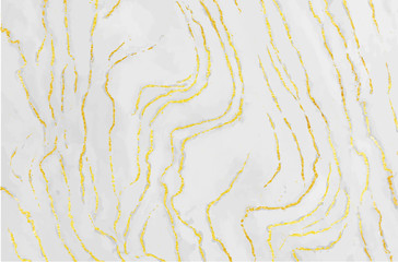 Marble with golden texture background vector illustration