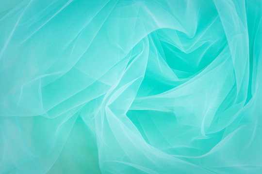 the fabric fatin mint twisting