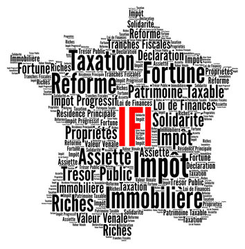 IFI, impôt sur la fortune immobilière nuage de mots