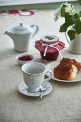 table Breakfast jam summer