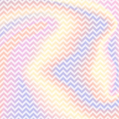 Abstract vector zigzag pattern on holographic gradient background.