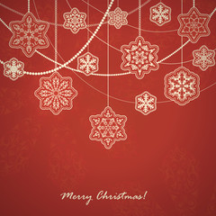 Beautiful Snowflakes card.