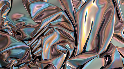 Abstract background. digital fabric. 3D rendering