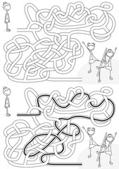 Little ballerinas maze
