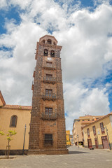 Fototapeta premium Bell Tower of San Cristobal de La Laguna Cathedral