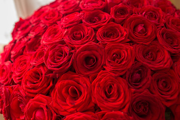 Big, beautiful bouquet of roses.