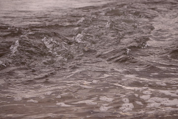 Obraz premium Close up little mountain waterfall flow outdoor .