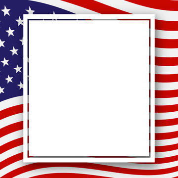 Template with a pattern of stars and stripes of colors of the national flag USA Patriotic Background for Holidays Independence Day Presidential Day Labor Day election Patriotic American theme Vector