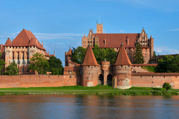 Teutonic Knights Castle in Malbork