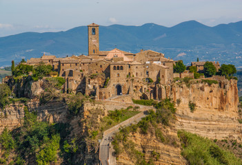 Fototapeta premium Civita di Bagnoregio, Italy - Civita is known as 