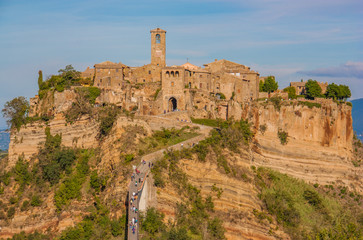 Fototapeta premium Civita di Bagnoregio, Italy - Civita is known as 