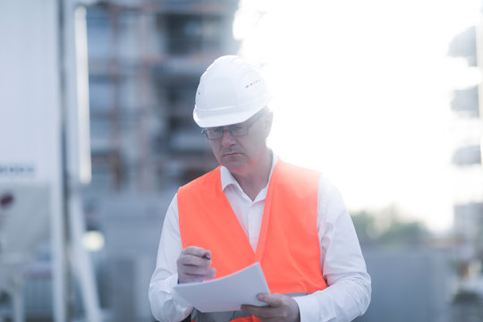 Construction worker on site