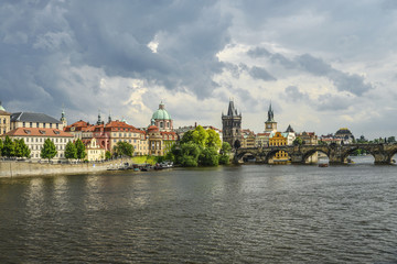 Obraz premium Scenic spring view of the Old Town