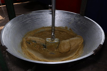 Preserve Durian by boiling and stirring
