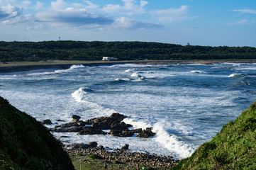 銚子の犬吠埼付近の海