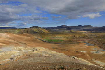 Amazing Hverir Namafjall geothermal site in north Iceland