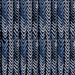 Seamless watercolour pattern with indigo ribs for wrapping, textile, ceramic
