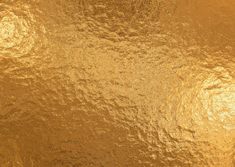 Gold metallic background, linen texture, bright festive background