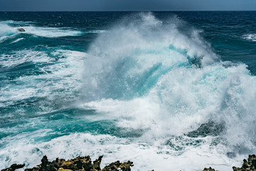Naklejka premium Shete Boka national Park Curacao Views