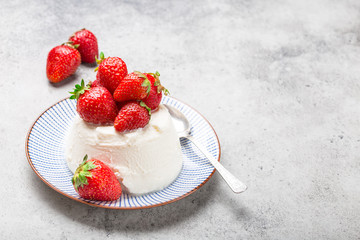 Fresh Italian cheese ricotta