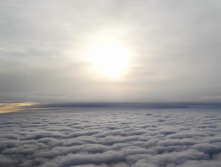 Fototapeta na wymiar Clouds from the plane