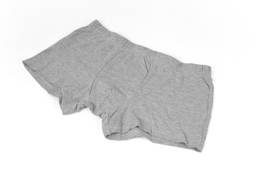 Male cotton pantie on white background