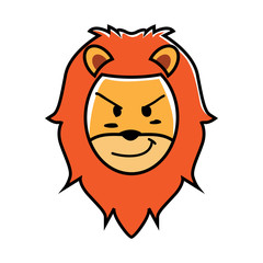 lion animal expressions in cartoons