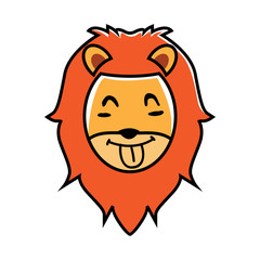 lion animal expressions in cartoons